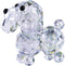 H&D Crystal Cute Dog Figurine Collection Cut Glass Ornament Statue Animal Collectible