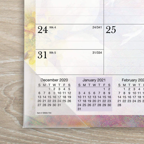 2021 Desk Calendar by AT-A-GLANCE, Monthly Desk Pad, 21-3/4" x 17", Standard, Dreams (SK83-704-21)