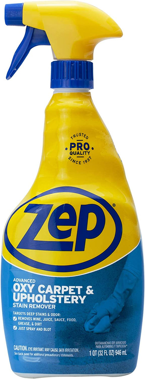Zep Advanced Oxy Carpet Cleaner 32 Ounce ZUOXSR32 (Pack of 2) Great for Upholstery, Carpet, & Laundry