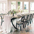 10Ft 2 Packs White Chiffon Table Runners 27x120 Inches Long Romantic Sheer Runner for Boho Wedding Party Bridal Shower Decorations
