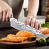 Chef Knife, 8 inch Kitchen Knife Sharp Knifes High Carbon Steel Chopping Knife with Sheath, Pro Chef's Knifes for Meat Cutting with G10 Full Tang Handle and Gift Box
