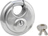 Master Lock 40D Stainless Steel Discus Padlock with Key