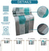 Big buy store Grey Teal Painting Cotton Linen Table Runner Dresser Scarves, Abstract Geometric Rectangle Table Setting Covers for Party Holiday Wedding Farmhouse Kitchen Dinner-13x70 inch