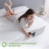 Twin Size Bed Waterproof Bamboo Mattress Protector-Cooling Fitted Mattress Pad Cover with Deep Pocket Up to 15''