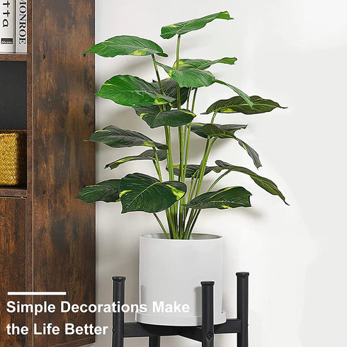Artificial Trees for Outdoors, 30'' Artificial Green Plants Fake Tree UV Resistant Faux Plants for Indoor Outdoor Home Office Garden Decor