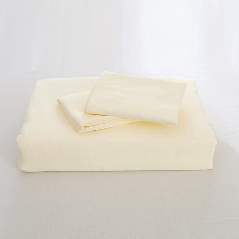 King Size Duvet Cover Set 3 Piece Ivory Soft Cooling Duvet Cover Breathable Washed Microfiber Luxury Hotel Bedding Sets & Collections 1 Quilt Cover 2 Pillow Shams with Zipper Closure & Corner Ties