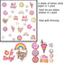 CNsoyee Donut Grow Up Party Decoration Kit, Donut Party Supply with Tattoo Sticker Banner Latex Foil Confetti Balloon Swirl Cake Topper Happy Birthday Garland