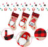 Aiduy Christmas Stockings 18" Large Size Plush Swedish Gnome Santa 3 Pieces 3D Stylish Christmas Decorations, Classic Home & Party Accessory Hanging Gift Candy Bags for Family Holiday