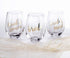 Lillian Rose Gold Maid of Honor Stemless Wine Glass, 1 Count (Pack of 1)
