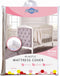 Abstract Waterproof Mattress Cover – Heavy Duty Vinyl Plastic Bed Crib Protective Fitted Sheet, 100 GSM PVC – Long Lasting Quality, Comfortable, Easy Care and Cleaning for Any Bedroom (24 x 38 x 6)