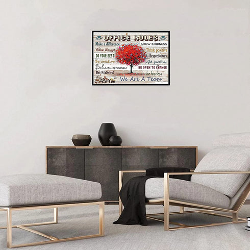 Motivational Wall Art For Office Inspirational Quotes Wall Art Teamwork Poster Contemporary Canvas Prints Painting Home Office Decor For Bedroom Living Room No Frame