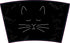 Cat Face Stainless Steel 16 oz Travel Mug with Lid