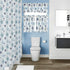 OREMILA Bathroom Shower Curtain 72" x 72" Seashell Starfish Multi-Color Shower Curtains Fabric Bathroom Curtain Durable Water Repellent Bath Curtain,1pcs