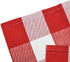 USTIDE Buffalo Check Plaid Doormat Red and White 2'x3'Hand Woven Cotton Plaid Rugs Farmhouse Layered Door Perfect for Front Door Porch Outdoor Rug