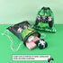 Video Game Party Loot Bags - 12 Pack 10'' x 12'' Game On Theme Gifts Bags for Kid Boys Drawstring Backpack Goodie Candy Favor Bags Birthday Party Supplies