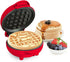 Nostalgia MyMini Limited edition Holiday Christmas personal waffle maker Santa, Snowflake, Reindeer (Santa)