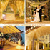Ollny Curtain Lights LED Curtain Fairy Lights Outdoor, 6.6FT 8 Lighting Modes Window Wall Hanging String Lights Warm White with USB and Remote for Christmas Indoor Bedroom Wedding Party Easter Garden