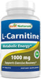 Best Naturals L-Carnitine 1000mg 60 Tablets (60 Count (Pack of 1))
