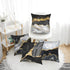 Ansoela Gold and Black Grey Throw Pillow Covers Set of 4 Marble Texture Decor Pillow Cases 18x18 Square Cushion Cover Home Couch Sofa Decorative