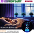 3D Sonic The Hedgehog Night Light, Table Lamp with Remote Control Kids Bedroom Decoration, Creative Lighting for Kids and The Hedgehog Fans
