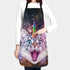 Chef Apron for Men Women Bib Kitchen Apron Screen-Printed with Unicorn Cat 100% Waterproof Protects The Grill Master from Grease Splatter and Stains