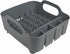 Umbra Tub Dish Drying Rack Lightweight Self-Draining Dish Rack for Kitchen Sink and Counter at Home, RV or Motorhome, Charcoal