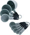 KitchenAid KE475OHGSA Classic Measuring Cups And Spoons Set, Set of 9, Gray