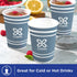 Dixie To Go Coffee Cups and Lids, 12 Oz, 26 Count, Assorted Designs, Disposable Hot Beverage Cups & Lids