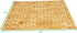 Mind Reader BAMAT-BRN Luxury Roll Up Shower Bath Mat, Anti-Slip Mat, Environment Friendly Bamboo, Brown