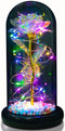 Birthday Gifts for Women,Gifts for Mom from Daughter, Eternal Glass Flowers Gift, Galaxy Flower Roses in Glass Dome,Unique Gifts is for Girlfriend?Christmas? Anniversary,Valentine's Day