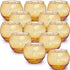 LAMORGIFT Votive Candle Holders 12pcs - Gold Birthday Party Decorations for Women - Engagement Party Decorations & Wedding Table Centerpieces Also as Mini Glass Flower Vases