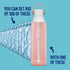 Brita Plastic Water Filter Bottle, 26 Ounce, Blush, 1 Count