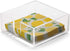 SimplyImagine Napkin Holder - Cocktail & Beverage Clear Acrylic Napkin Storage for Bar, Kitchen, Restaurant, Countertop - Decorative, Elegant & Modern Square Paper Tray for Indoor/Outdoor Dinner Use