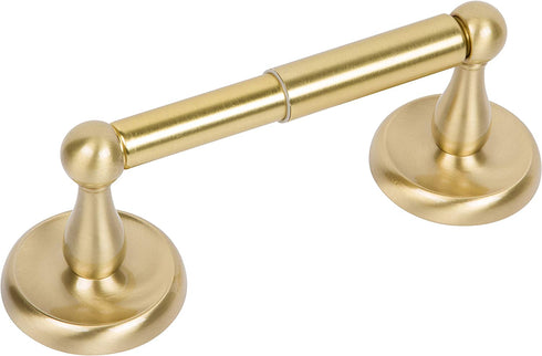 Delaney Hardware 590000 500 Series Satin Brass Toilet Paper Holder, Antique Brass Toilet Paper Holder, Gold Toilet Paper Holder Look