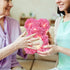 Girlfriend Gifts,Rose Bear, Rose Teddy Bear Rose Flower Bear, Gifts for Women,Unique Gifts,Girls,mom - Over 250+ Flowers on Every- 10 inch Clear Gift Box (Pink, 10)