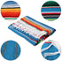 AerWo 59 x 84 Inch Mexican Tablecloth Mexican Serape Blanket for Mexican Party Wedding Cinco De Mayo Fiesta Decorations Outdoor Picnics Dining Table Cover, Large Square Cotton Fringe Table Cloth