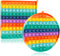 Jumbo Pop Toy 2 Packs Giant Popper Sensory Toys Huge Pops Huge Large Mega Popet Bulk Big Push It Gifts for Kids Toddler Girls Boys Stress Anxiety Relief Party Favor Stuffers