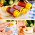 14 Pieces Bento Soy Sauce Case Container Bento Box Accessories, Mini Condiment Plastic Bottle with Dropper, Cute Animal Lunch Sauce Case Container for Kids Hiking Travel Lunch Salad Ketchup Syrup Oil
