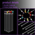 Geiserailie 30 Pieces Acrylic Cocktail Stirrer Sturdy Cocktail Swizzle Stirrer Clear Swizzle Sticks Cocktail Colorful Cocktail Drink Stirrer for Bars Bartender Cafes Restaurants Home Use
