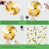 Gold 43rd Birthday Decorations Kit, Cheers To 43 Years Banner Balloons 43rd Cake Topper Birthday Sash Gold Tinsel Foil Fringe Curtains for 43 Birthday&Anniversary Decorations