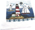 Capes Treasures Nautical Summer Kitchen Set - Dish Towel, Pot Holder, and Oven Mitt (Sailboat and Lighthouses)