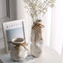 Hydrone Design Ceramic White Vases for Flowers, Modern Farmhouses Vases for Centerpieces, Entryway Table Home Decor (12.6'')