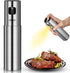 CCKO Oil Sprayer for Cooking Air Fryer Stainless Steel Olive Oil Sprayer Mister 100ML Portable Olive Oil Spray Bottle for BBQ,Salad, Kitchen Baking,Frying,Roasting,Grilling