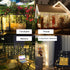 LED Solar Icicle String Lights,36Ft/11M 264 LEDs Waterproof Extendable Curtain Icicle Lights Plug in Fairy String Lights Christmas Lights for Bedroom Patio Yard Garden Wedding Party(Warm White?