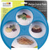 Meal Measure Portion Control Plates | Container for Weight Loss or Diet Tools | Blue | Apothecary Products