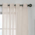 Curtain Fresh Arm and Hammer Odor Neutralizing Sheer Curtain Panel, 63L x 59W in., Ivory