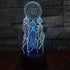 YAOFAR Dream Catcher Night Light LED 3D Illusion USB Dreamcatcher Lamp Present Birthday Gift for Baby Toddler Boy Girl Kid Mother Nursery Bedroom Room Decor (Dream)