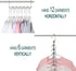 Meetu Space Saving Hangers Metal Clothes Hangers 6X2 Slots Magic Hanger Cascading Hanger Updated Hook Design Closet Organizer Hanger (Pack of 4)
