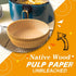 Air Fryer Disposable Paper Liner , Cooking Paper for Air Fryer, Non-Stick Air Fryer Liners, Baking Paper for Air Fryer Oil-proof, Food Grade Parchment for Baking Roasting Microwave (Nature-50pcs)