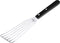 Ateco Slotted Spatula with 6 by 3-Inch Stainless Steel Blade, Plastic Handle, Dishwasher Safe